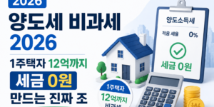양도세 비과세 - 1